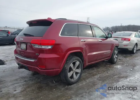 2015 Jeep Grand Cherokee Overland из США, поврежденный, VIN 1C4RJFCT4FC692283